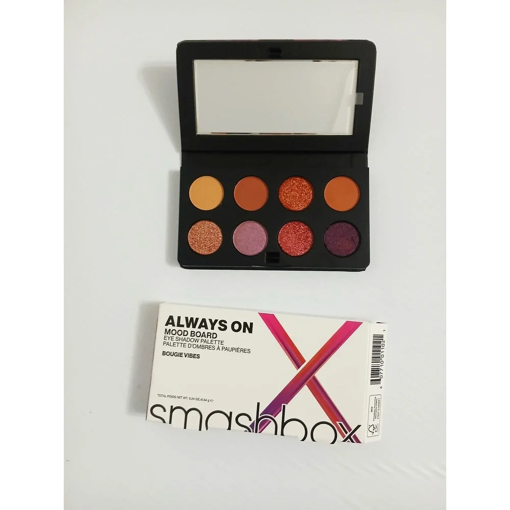 Smashbox Always On Mood Board Eye Shadow Palette Bougie Vibes 8 Shades New Box